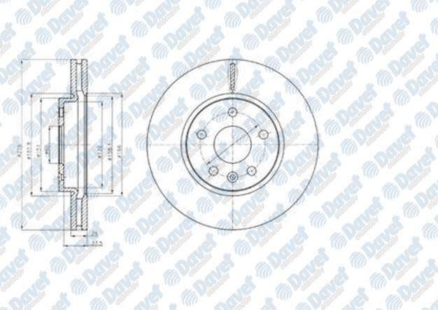 DELPHI BG4191T Fren Diski [Ciftli Paket] [Deliksiz] On Chevrolet Aveo - Cruze - Opel Astra 09>